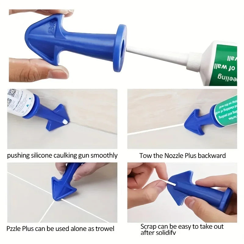 15-Piece Silicone Caulking Tool Set – Kitchen & Bathroom