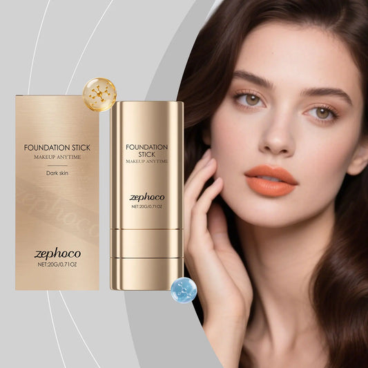 2-in-1 Foundation & Concealer Stick | Matte Finish, All Skin Types Foundation Concealer Stick Peaceful Pleasures Health and Wellness