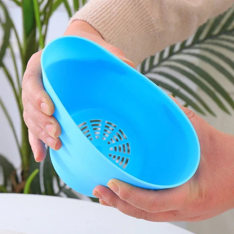 5-Size Round Plastic Planter Pots with Tray | Succulents & Bonsai