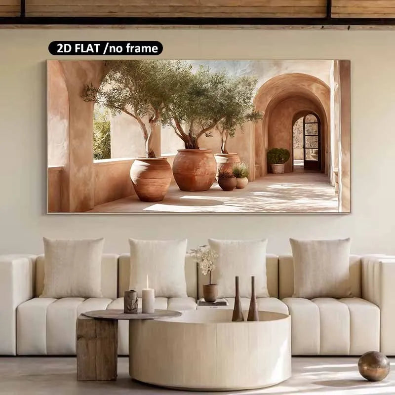 2D Flat Unframe Canvas Art, for Modern Living Rooms, Bedrooms Home Decor, This Realistic Fashion Mural Design Makes A Great Gift Peaceful Pleasures Health and Wellness