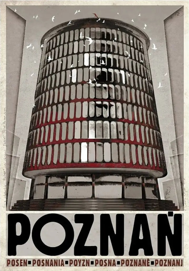 Retro Poland Podhale Kocie Góry Canvas Wall Art Print | Unframed