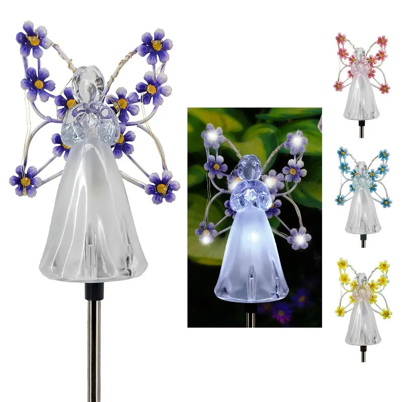 Solar Angel Butterfly Garden Light | LED Waterproof Outdoor Decor