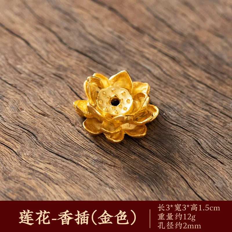 Brass Incense Burner Holder for Incense Stick Coil Bottle Gourd Shaped Copper Incense Holder Copper Censer 모기향 거치홀더 방향제 Peaceful Pleasures Health and Wellness type20