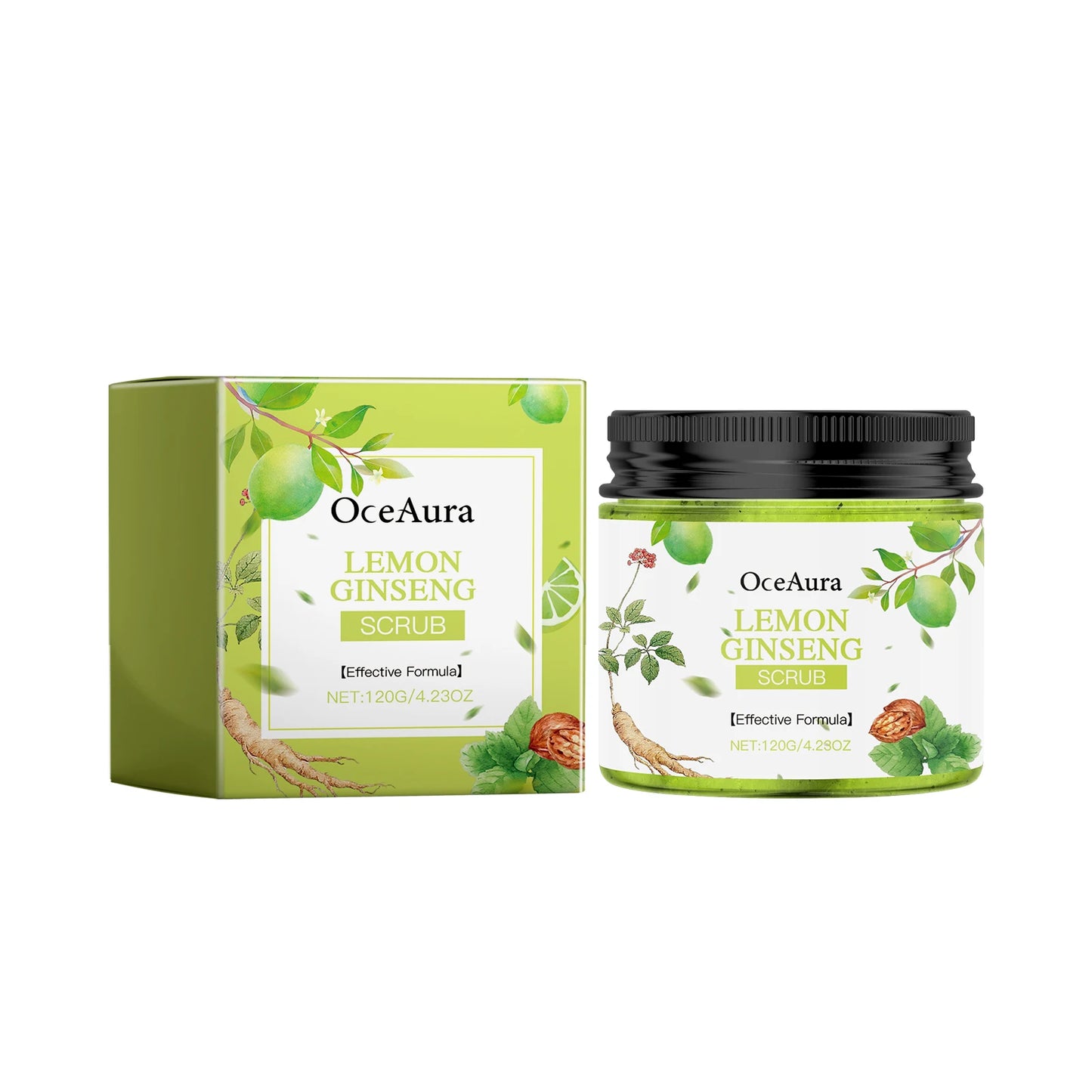 OceAura Brightening Body Scrub – Exfoliate & Moisturize 120g