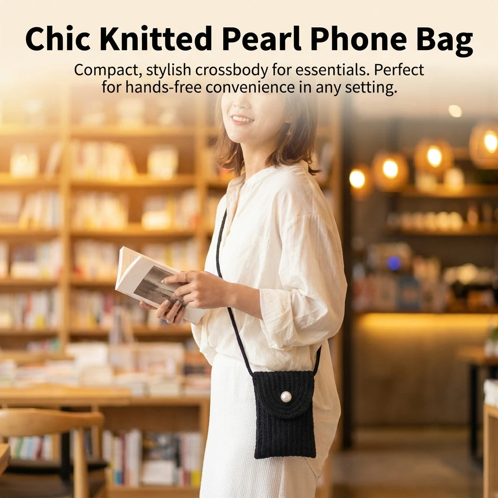 Mini Phone Bag Woven Design Lightweight Crossbody Summer Casual Shoulder Bag with Adjustable Strap Peaceful Pleasures Health and Wellness