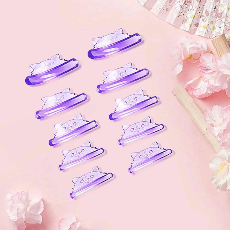 5 Pairs C Curl Silicone Lash Lift Shapes Adhesive Eyelash Perm Sticks Guard – 3D Lash Shaper Makeup Supplies Peaceful Pleasures Health and Wellness