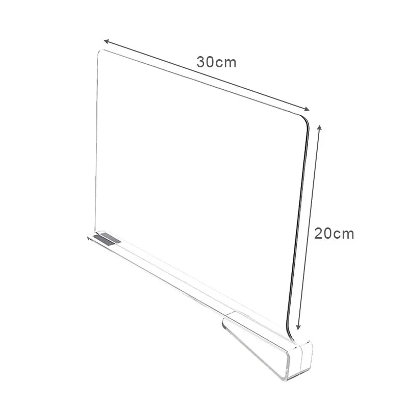 Transparent Closet Shelf Dividers | Wardrobe Organizer 2–8 Pack