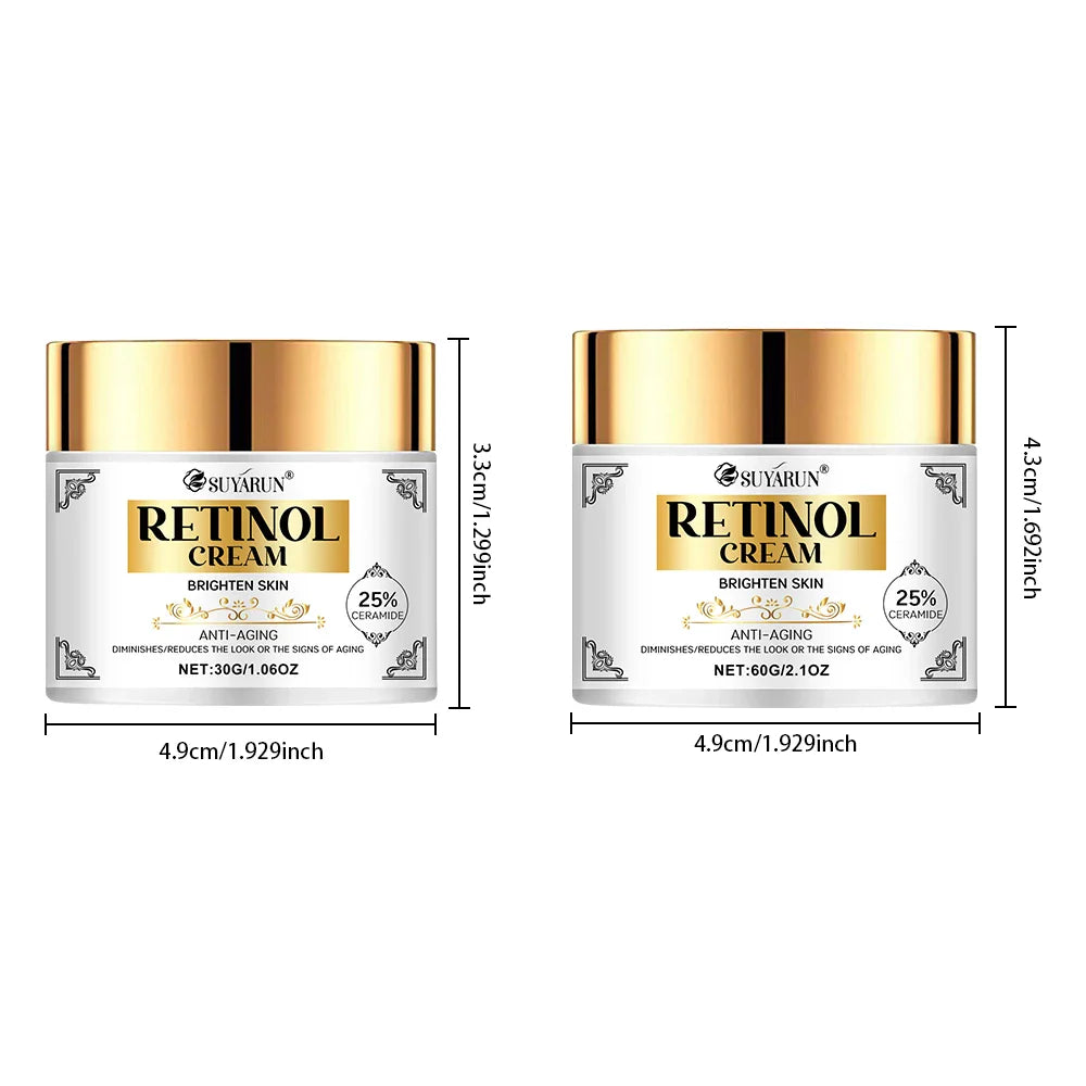 SUYARUN Retinol Face Cream – Anti-Aging Hydrating Moisturizer