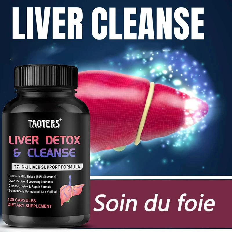 27-in-1 Liver Cleanse Capsules | Milk Thistle & Artichoke