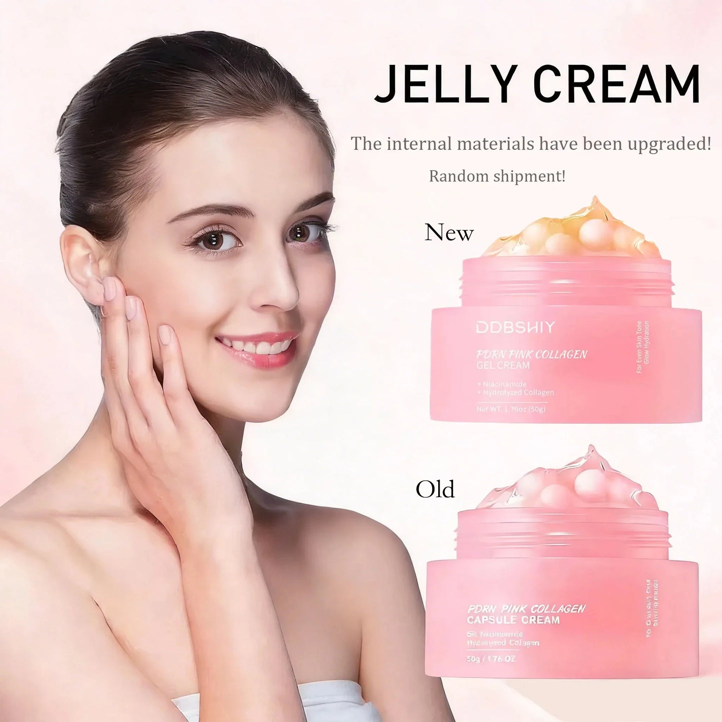 Korean PDRN Pink Collagen Capsule Cream with Niacinamide | K-Beauty