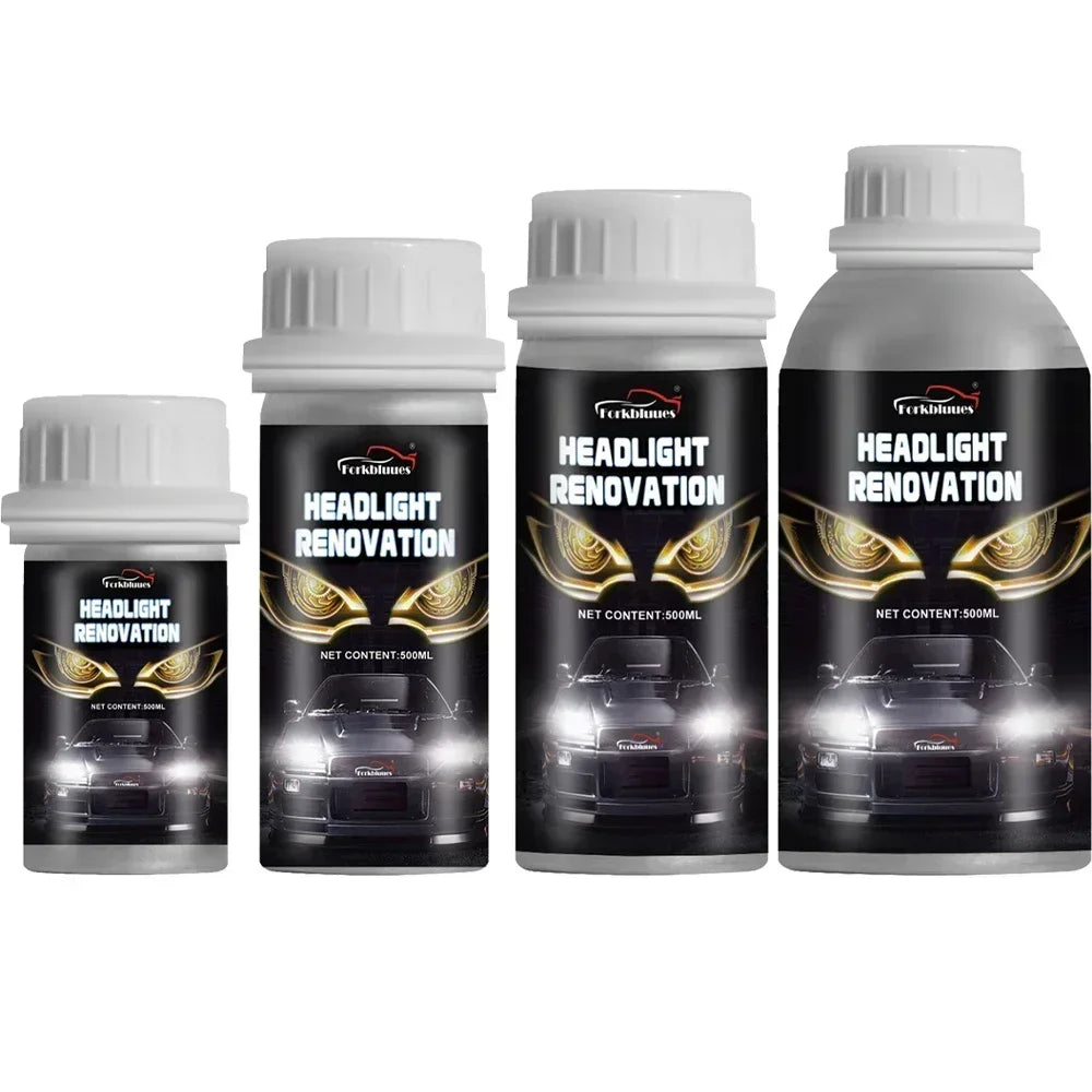 Car Headlight Polish Restoration Kit Headlight Polishing Cleaning Kit Anti-Scratch Hydrophobic Car Headlight Repair Motorcycle Peaceful Pleasures Health and Wellness