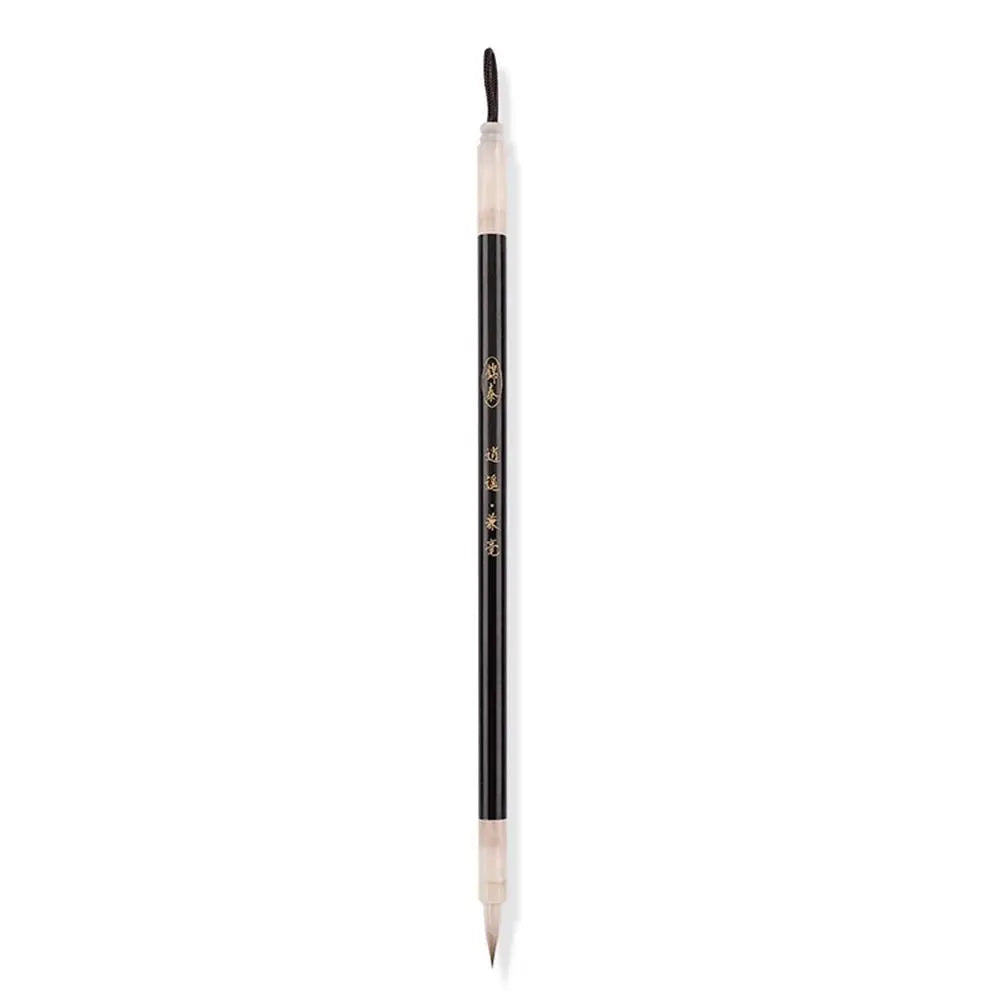 Traditional Chinese Calligraphy Brush Oil Watercolor Oil Painting Scriptures Writing Brush Wood Wolf Hair Art Paint Brush Peaceful Pleasures Health and Wellness 3