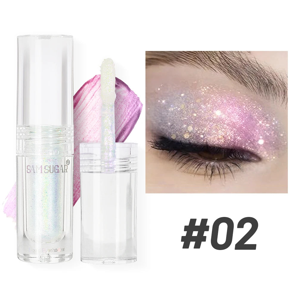 Chameleon Pearlescent Liquid Eyeshadow Illusion Highlight Highlight Fine Shimmer Festival Stage Makeup Peaceful Pleasures Health and Wellness 02