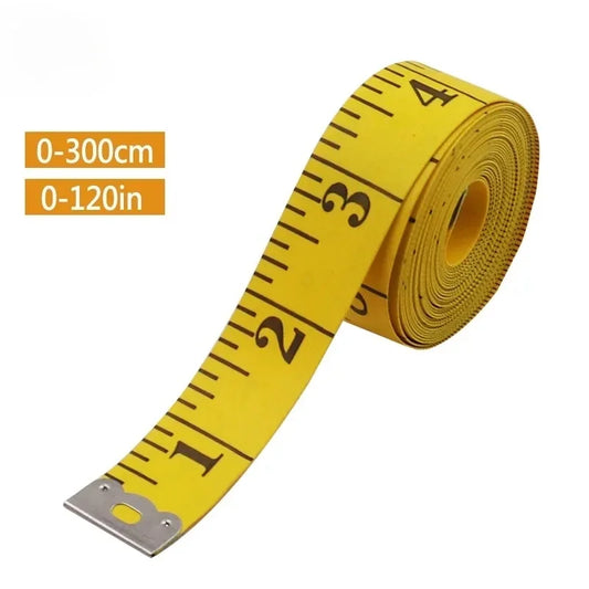 Soft 3m Tailor's Measuring Tape – Flexible Sewing Ruler Sewing Measuring Tape Peaceful Pleasures Health and Wellness Default Title