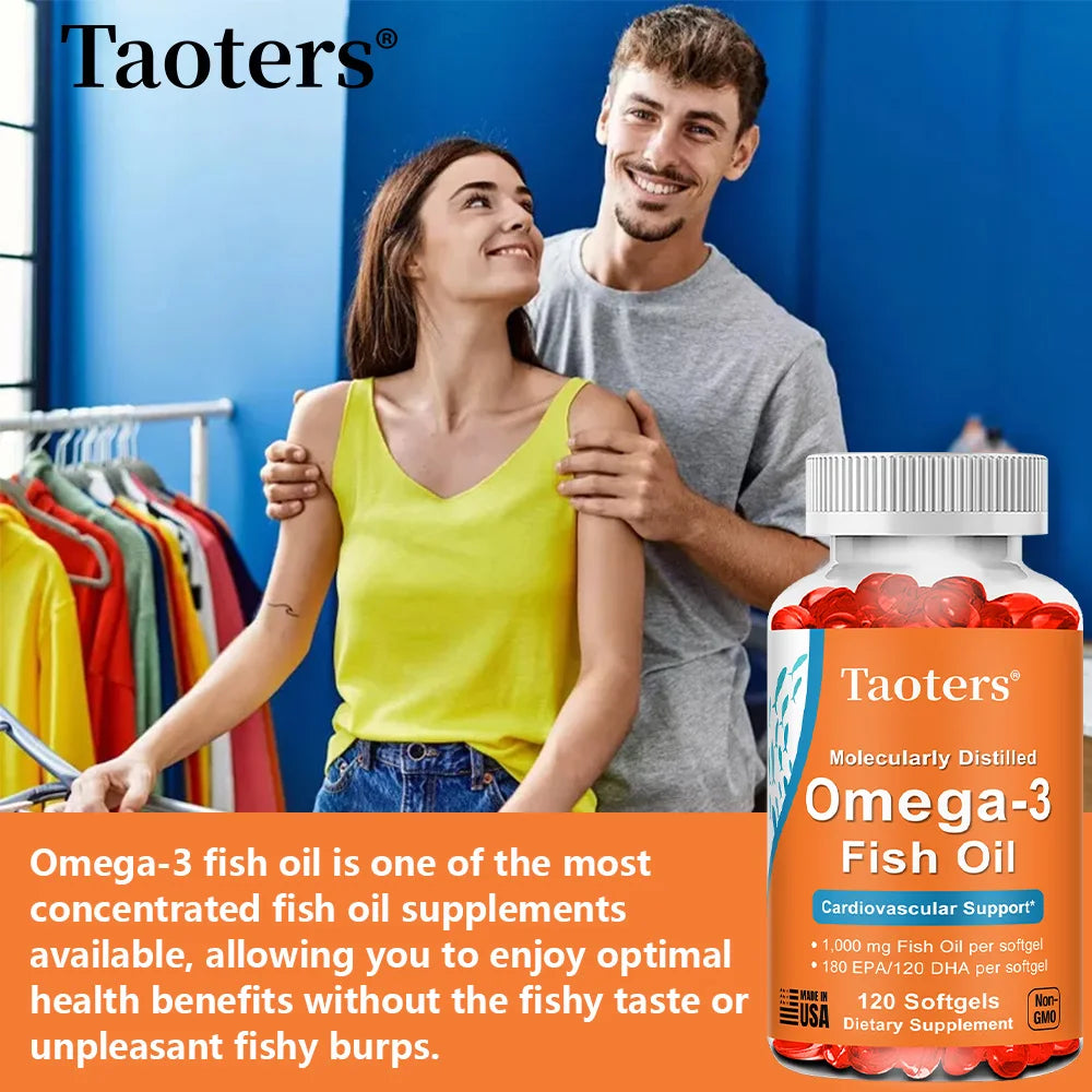 2000mg Triple Strength Omega-3 Fish Oil | 360mg EPA 240mg DHA