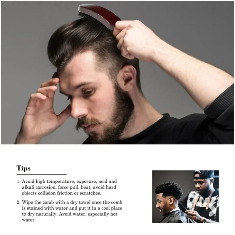 Boar Bristle Hair Brush Wood Handle – Men & Women Styling Boar Bristle Hair Brush Peaceful Pleasures Health and Wellness