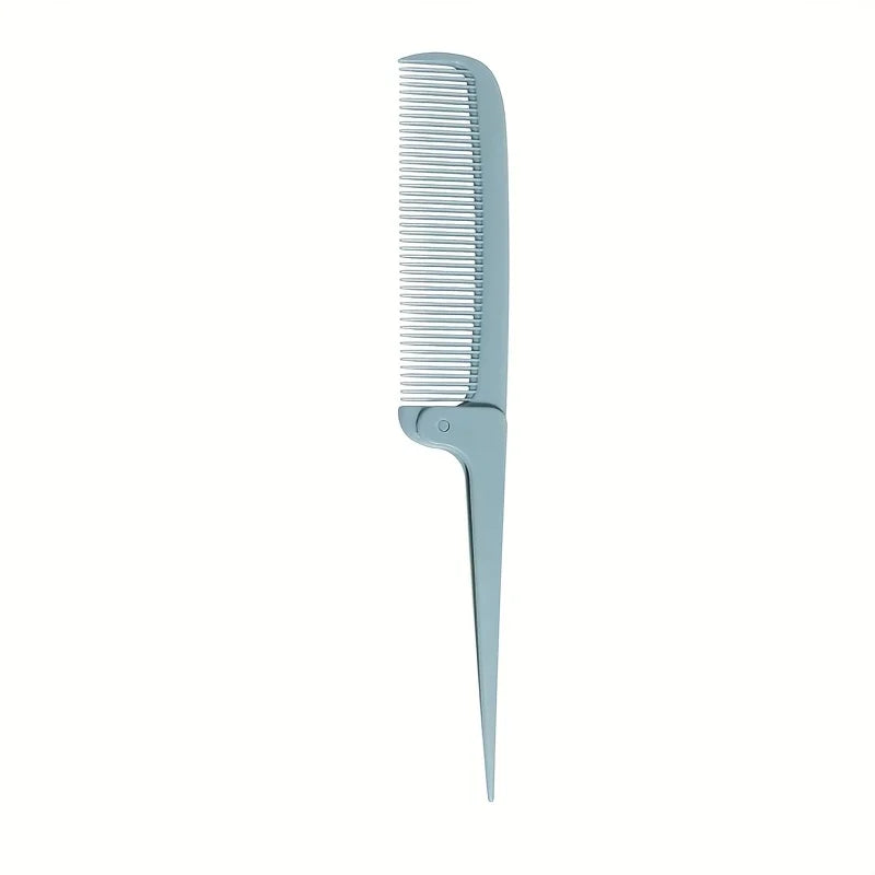 Portable Folding Pocket Comb – Anti-Static Travel Hair Comb Folding Hair Comb Peaceful Pleasures Health and Wellness Blue