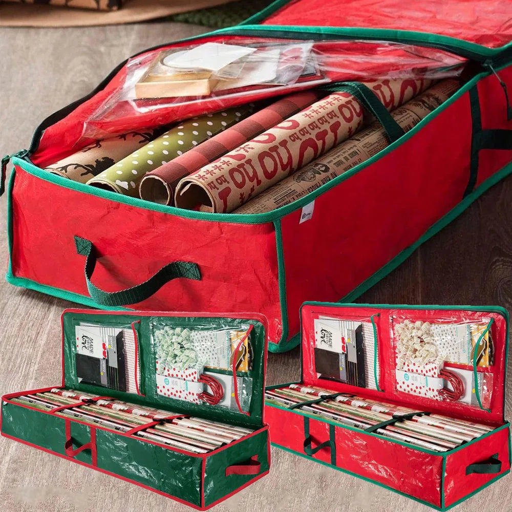 Christmas Wrapping Paper Organizer – Under-Bed Gift Wrap Storage