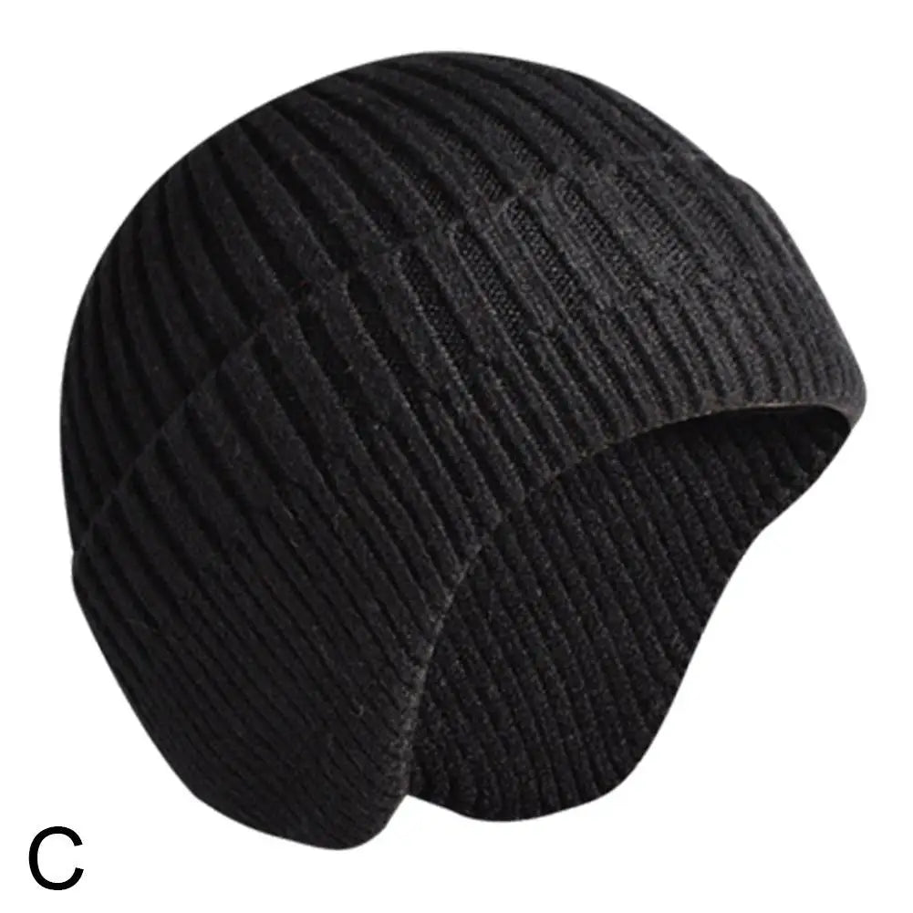 Winter Knit Beanie with Ear Protection – Unisex Cycling Hat