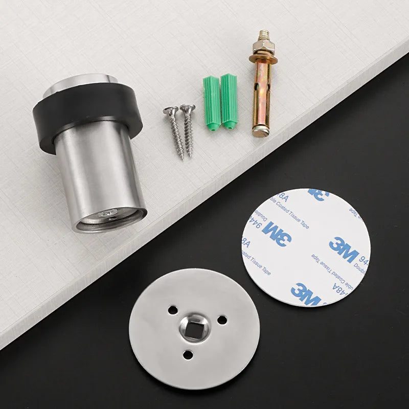 Heavy Duty Stainless Steel Floor Door Stopper – Anti-Slip