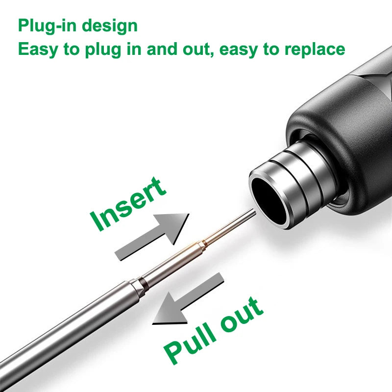 3-Pack Soldering Tips for 5V USB Mini Soldering Irons | 8cm Metal
