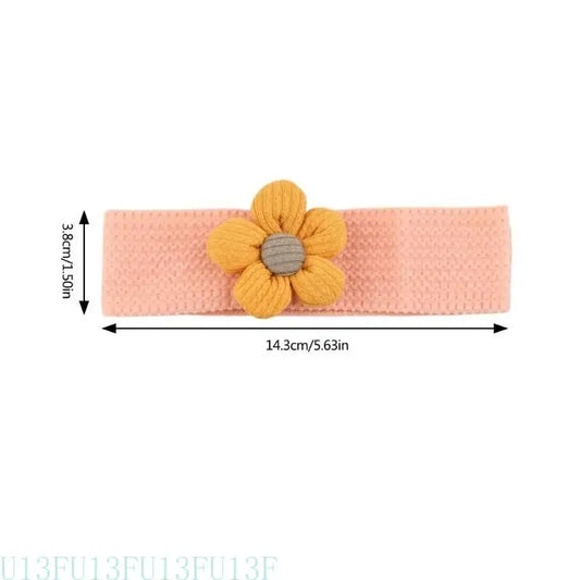 Kids Fabric Flower Headbands 4-Pack | Baby Girls Hair Accessories Girls Hair Headband Peaceful Pleasures Health and Wellness