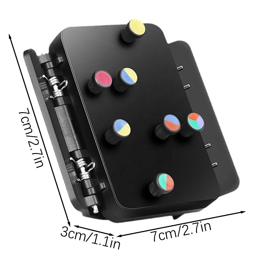 Ukuleles Chord Trainers With 7 Chords Portable One-Touch Chords Presser Professional Beginner Practice Tools Assistant Device Peaceful Pleasures Health and Wellness