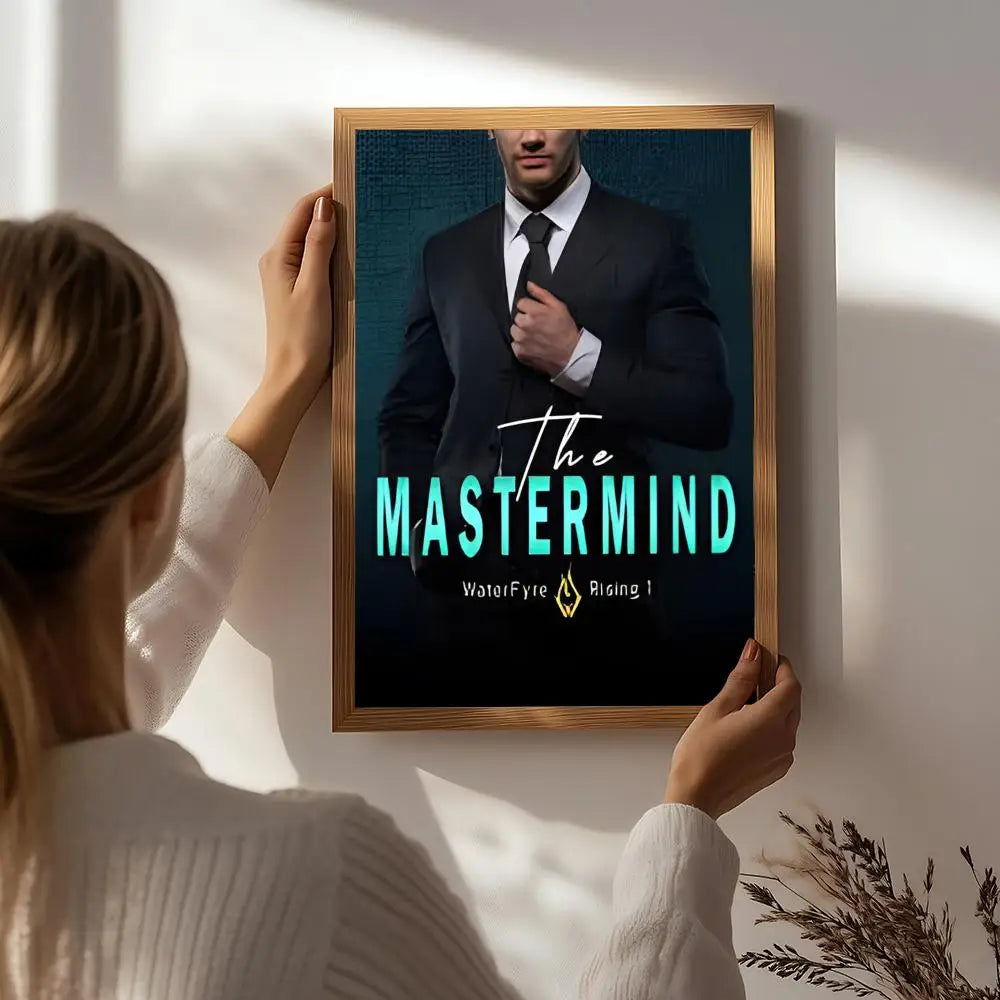Movie T-The Mastermind Poster HD Self Adhesive Waterproof Wall Art Ideal for Home Office Dorm Bedroom Great Gift Peaceful Pleasures Health and Wellness White2 15X20cmNoframe