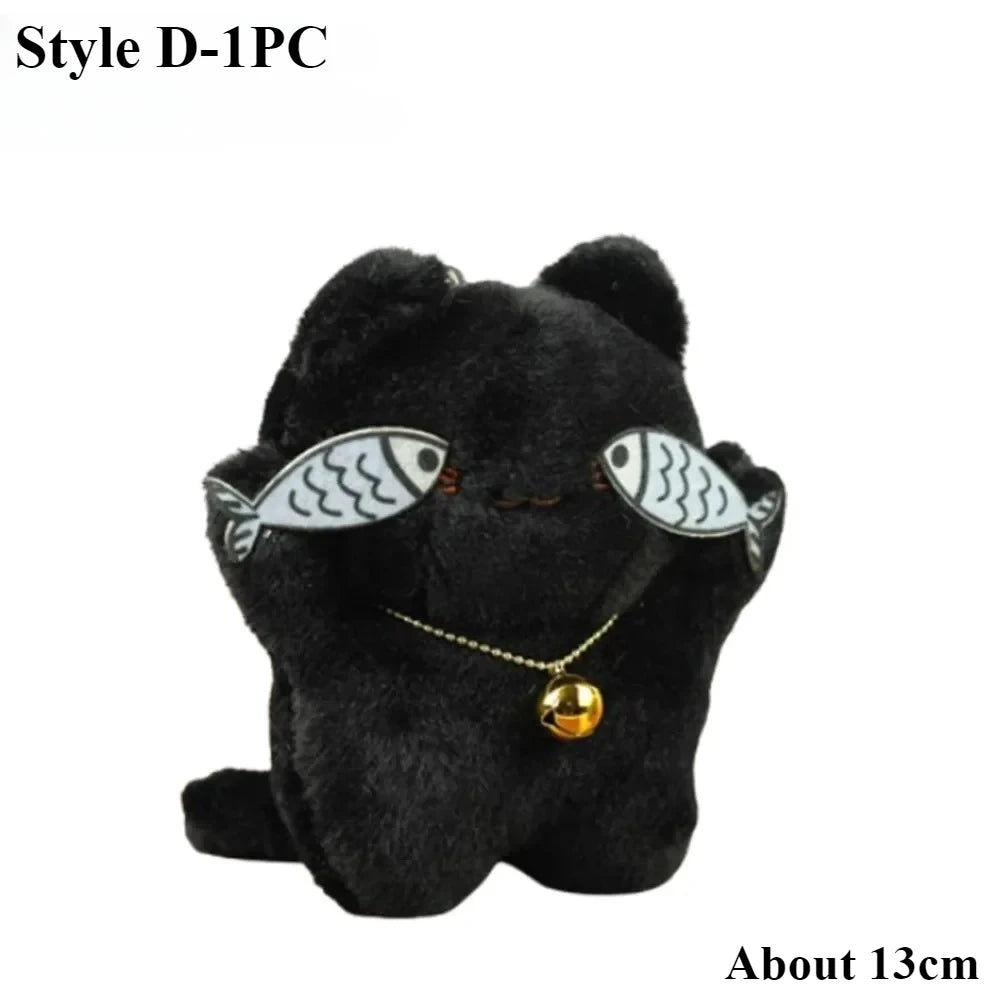 Cute Black Cat Plush Toy Doll Pendant & Gift – 1 to 20 Pack