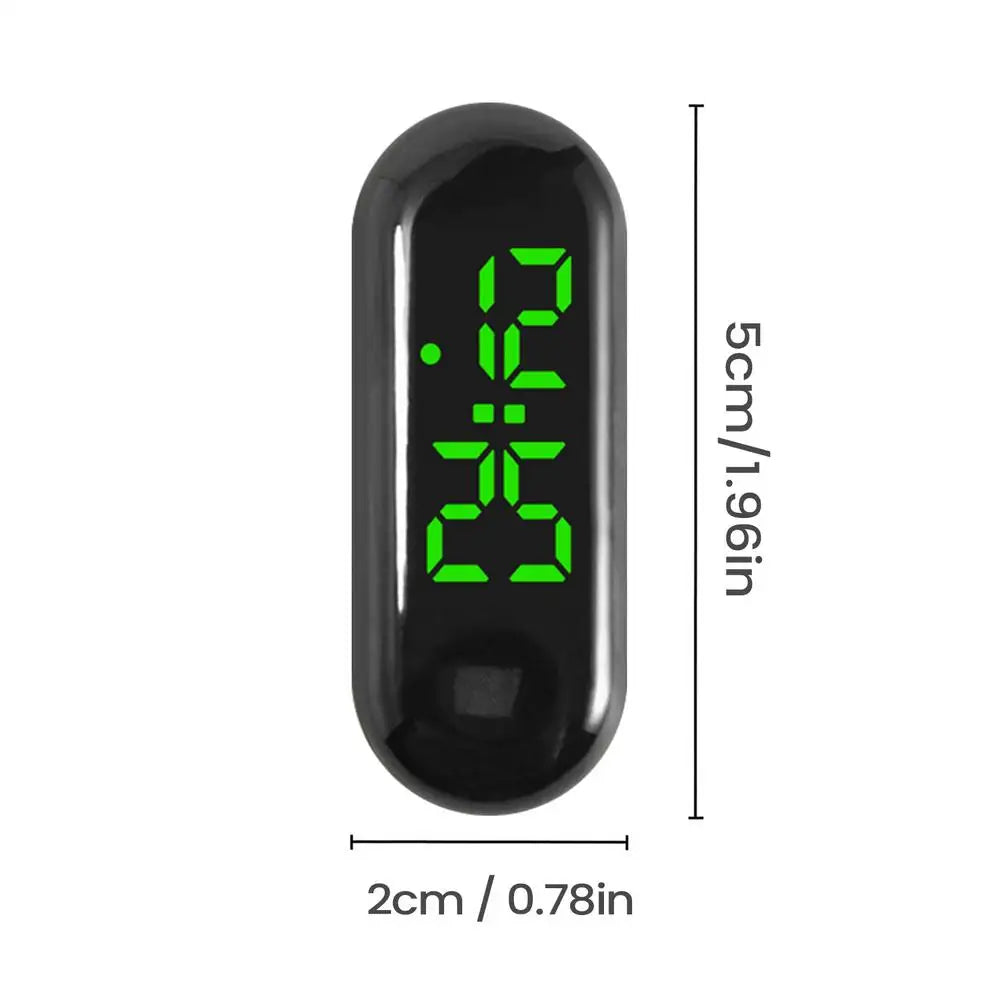 Mini Waterproof LED Digital Car Clock | Adhesive Dashboard Clock
