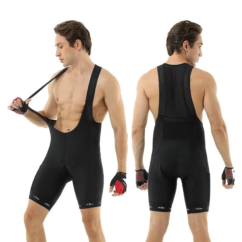 Men's 5D Gel Pad Cycling Bib Shorts – MTB & Road Bike