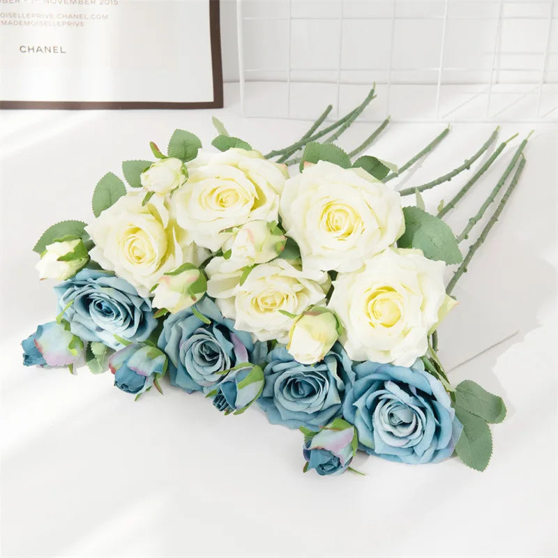 Artificial Silk Rose Bouquet – Wedding & Home Decor