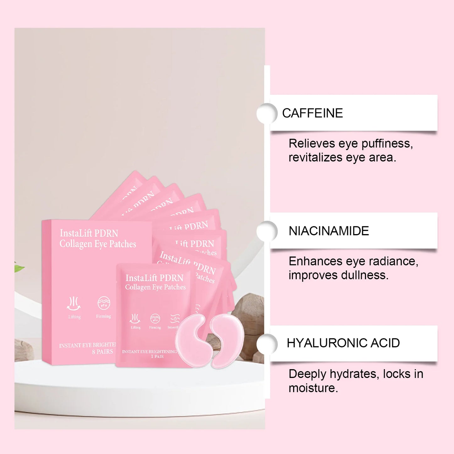 PDRN Collagen Eye Patches – Dark Circles & Wrinkle Care