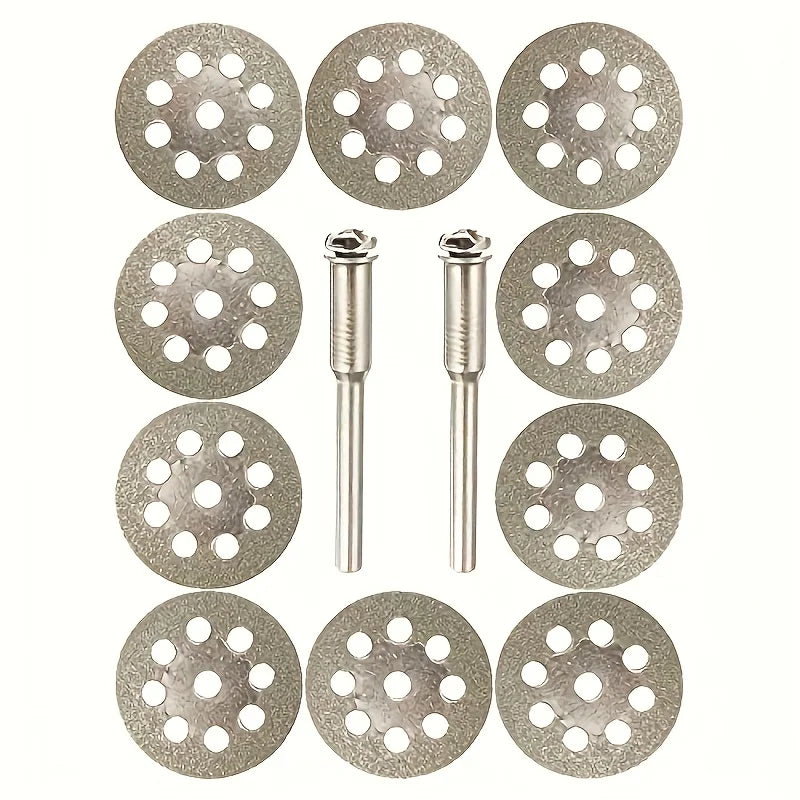 10+2 Diamond Cutting Blades Metal Suitable Marble Ceramics Stone