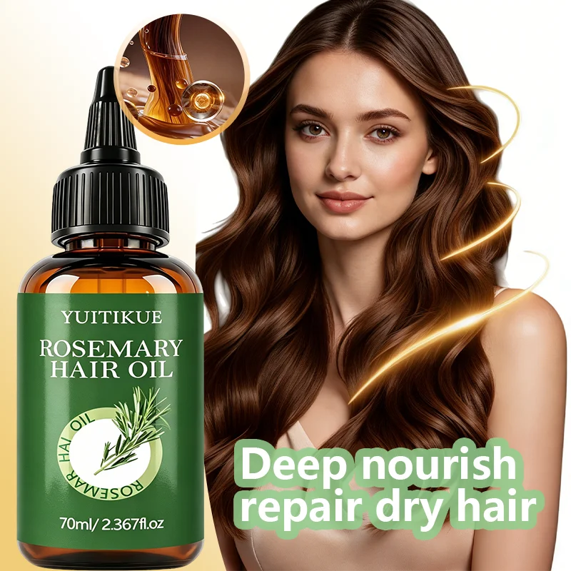 YUITIKUE Rosemary Hair Oil – Scalp Nourishment & Less Breakage Rosemary Hair Oil Peaceful Pleasures Health and Wellness