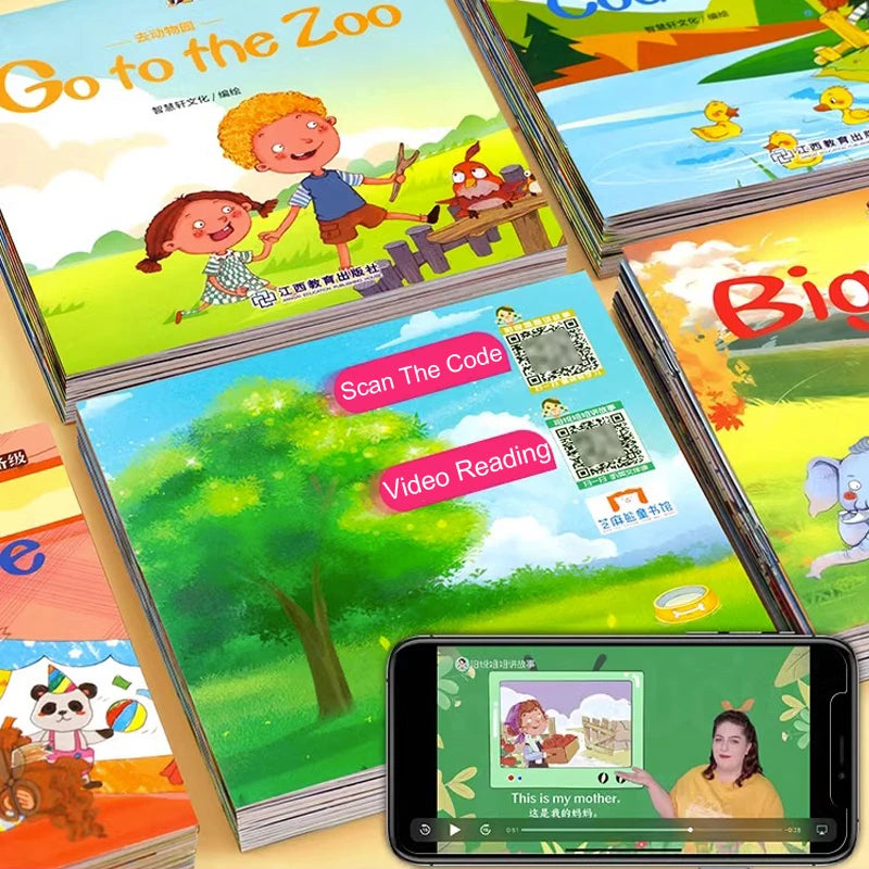 Video Reading Children's English Early Learning Picture Book