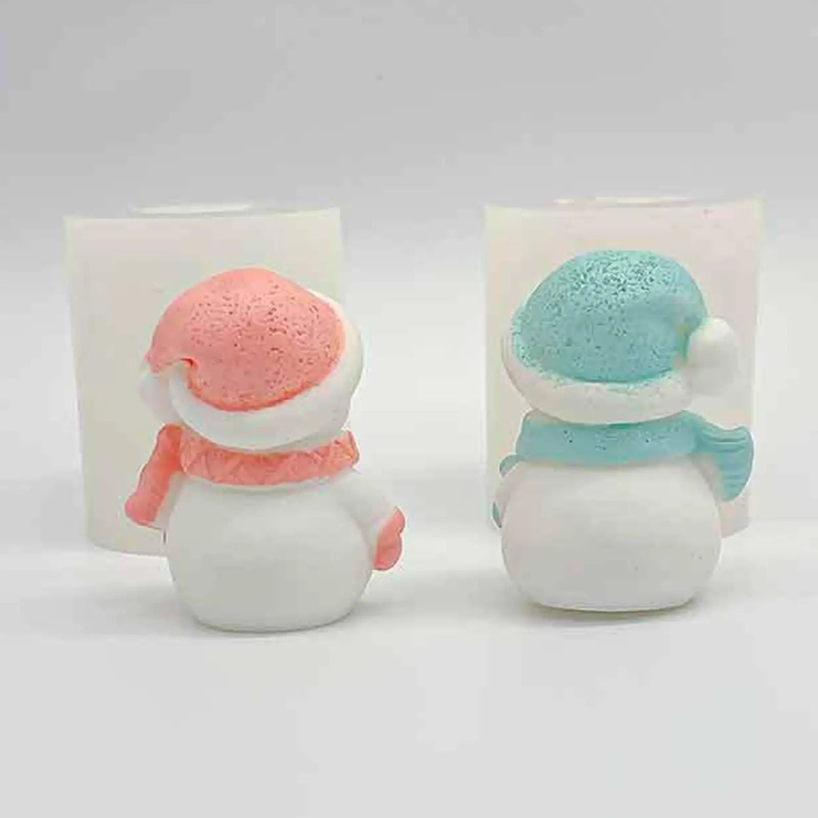 Christmas Molds For Resin Reusable Snowman 2 Pieces Craft Supplies Resin Casting Molds Christmas Decorations For Soap Plaster Peaceful Pleasures Health and Wellness
