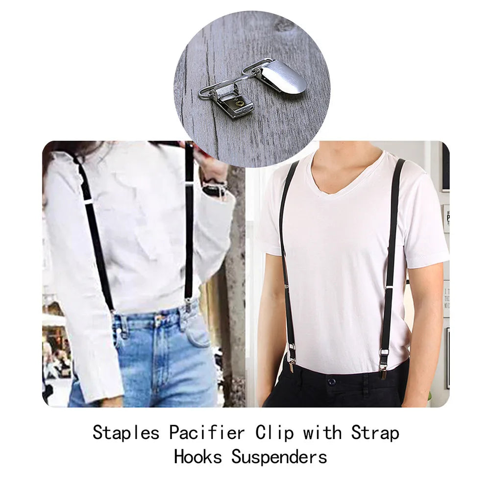 25Pcs Metal Suspender Clips Strong Iron Clips with Plastic Insert for Craft Holders DIY Garment Accessories Fasteners Peaceful Pleasures Health and Wellness