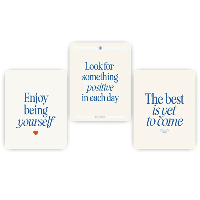 Minimalist Blue Inspirational Quote Canvas Wall Art | Nordic Print Canvas Wall Art Peaceful Pleasures Health and Wellness 02 15x20cm No Frame China Mainland