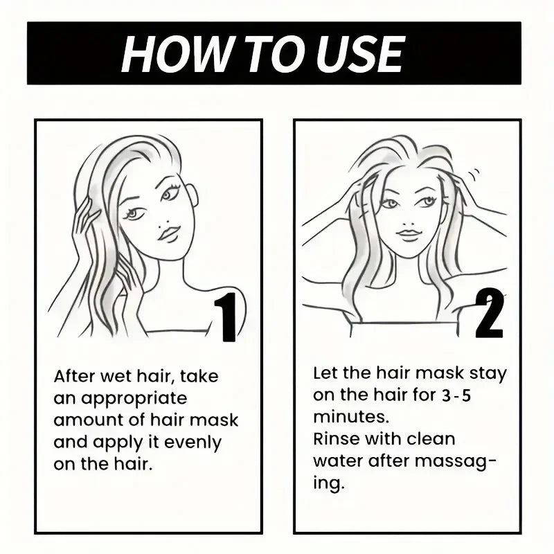 Keratin Hair Mask – Repair Dry, Frizzy & Damaged Hair 60g