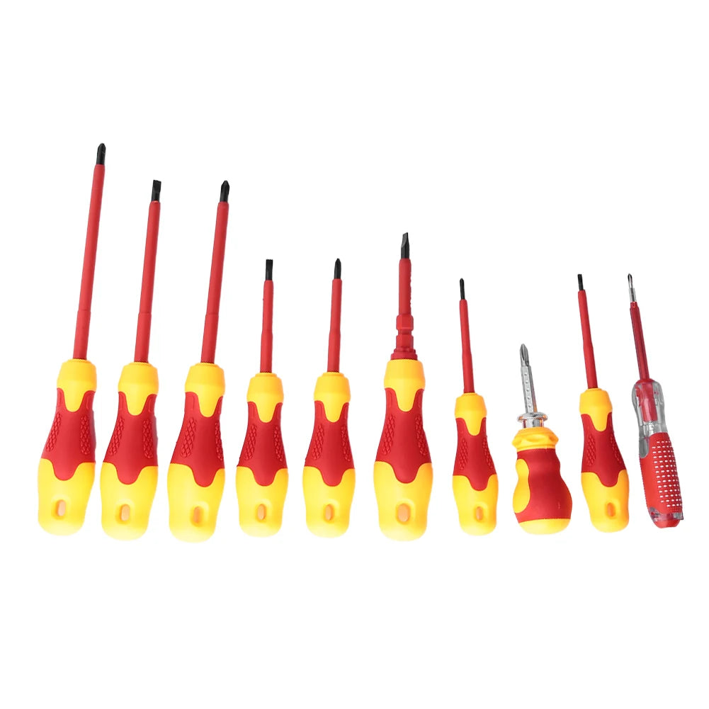 Insulated Screwdriver Set /Set Practical Professional Electrician Screwdriver Set for Electrician Tool Wireman Equipment Peaceful Pleasures Health and Wellness