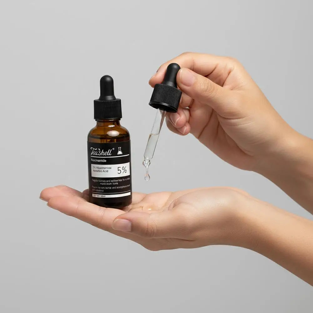 Teashell Serum 5% Niacinamide & Arbutin 30ml Fade Dark Spots Skin Moisturizing Hydration Sensitive Skin Peaceful Pleasures Health and Wellness