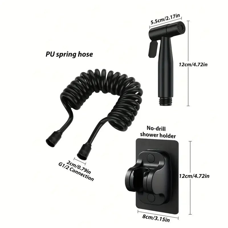 2-in-1 Handheld Shower Head & Bidet Sprayer | Wall-Mount