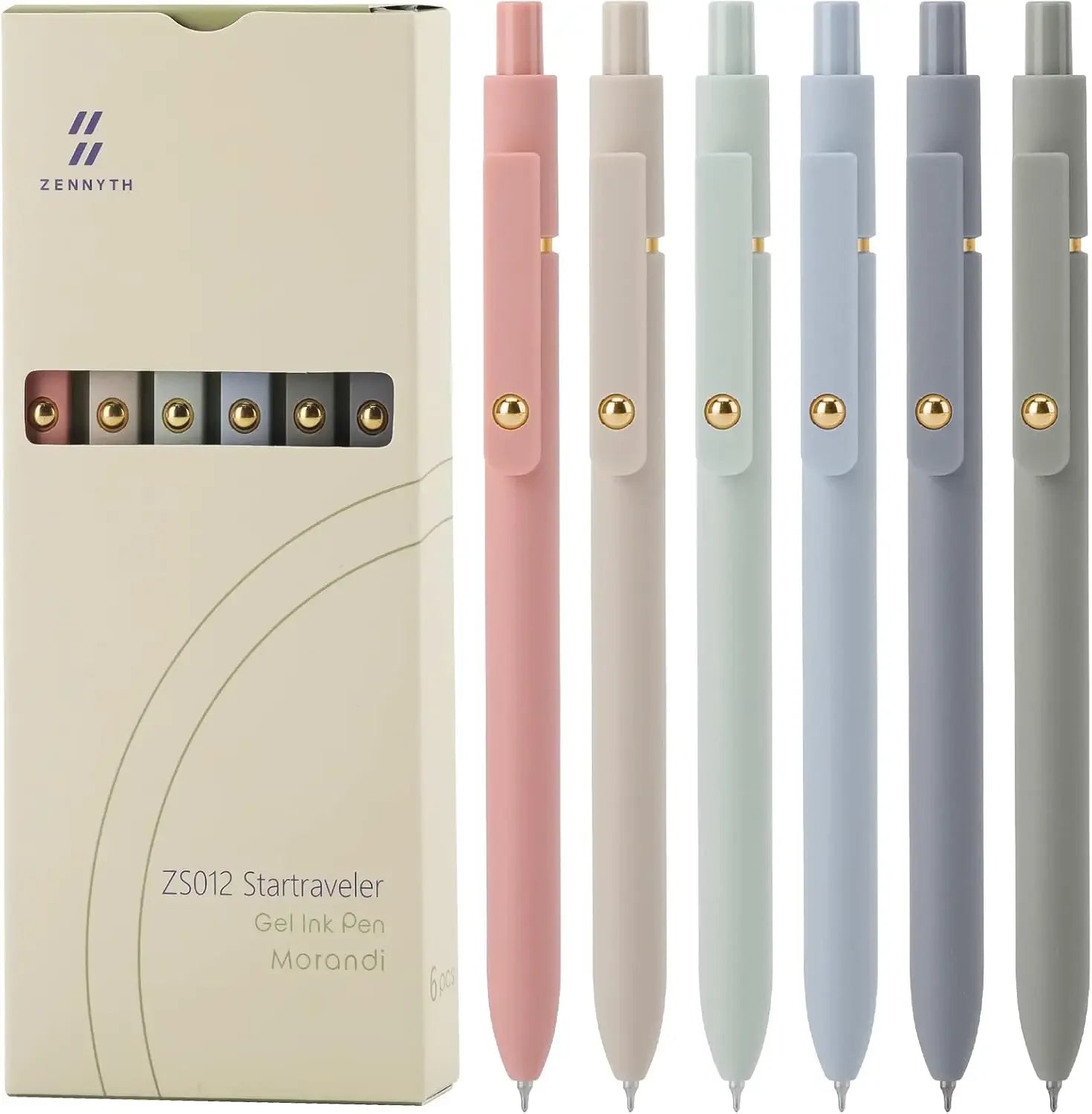 6-Pack Quick-Dry Gel Pens, 0.5mm Fine Point Black Ink for Smooth Writing, Office School Supplies Gifts Peaceful Pleasures Health and Wellness United States