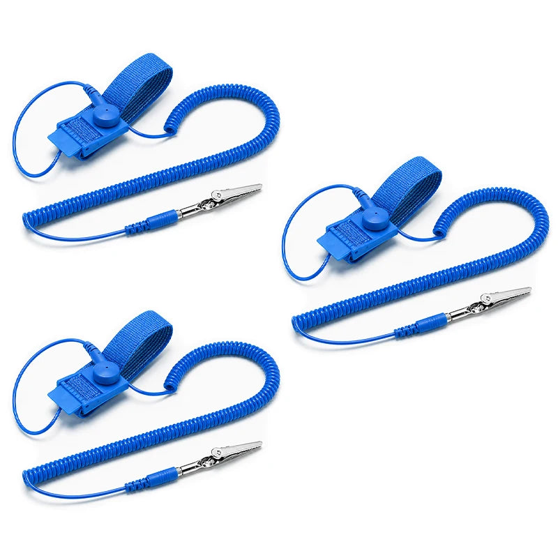 Anti-Static ESD Wrist Strap Grounding Band with Alligator Clip