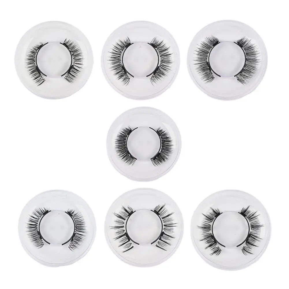 3D Magnetic Eyelashes Handmade Natural Magnetic False Eyelashes Reusable Magnetic Eyelashes Tweezers Set Peaceful Pleasures Health and Wellness