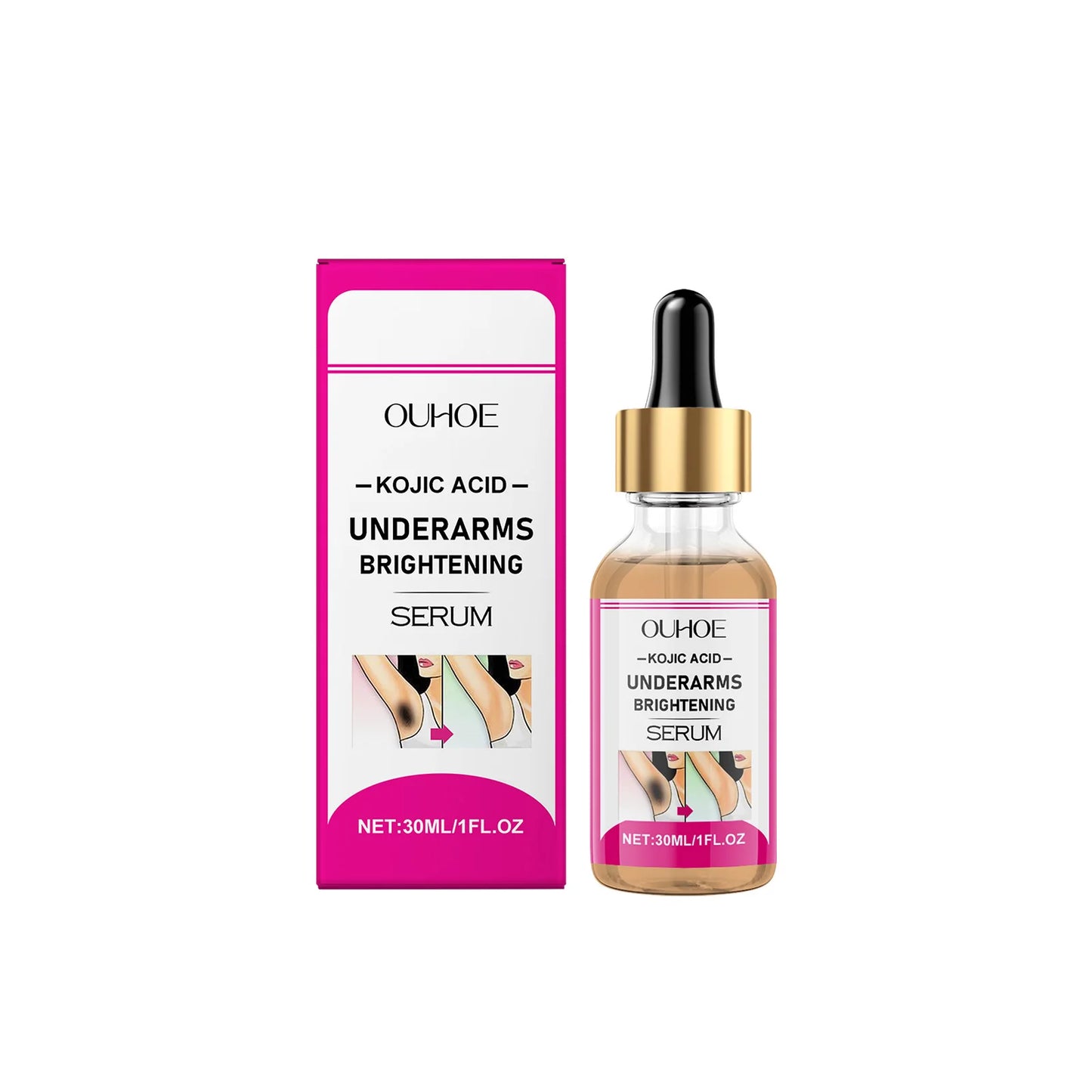 Kojic Acid Brightening Serum – Underarms, Knees & Body