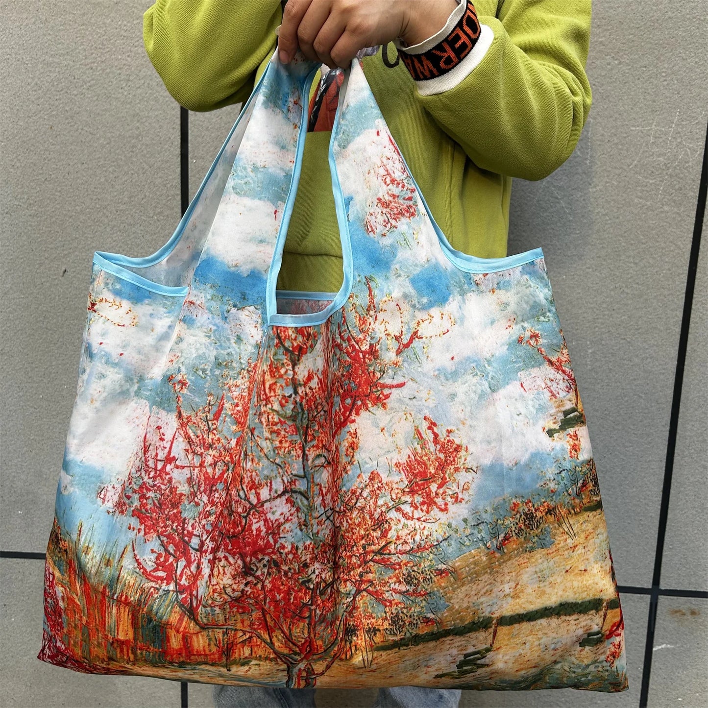 Large Foldable Reusable Nylon Shopping Bag – Travel Tote