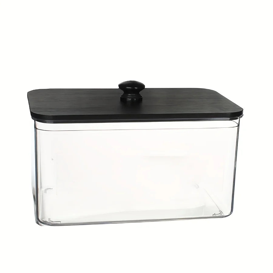 Acrylic Dryer Sheet Holder & Laundry Room Organizer Jar with Lid