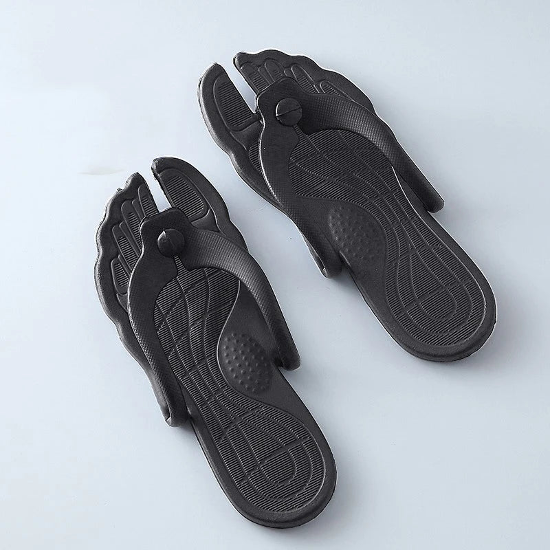 Foldable EVA Flip-Flops | Travel Portable Beach Slide Sandals